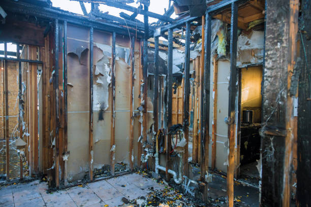 Professional Fire Damage Removal technician working in Dunbar, SC
